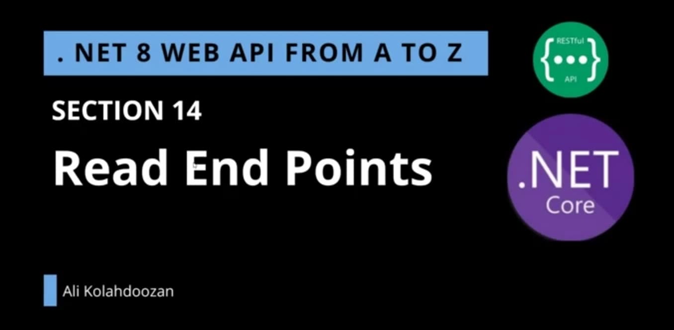 .NET 8 Web API - Read End Points